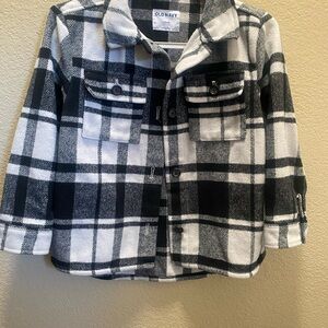 Old Navy Monochrome Plaid Jacket
